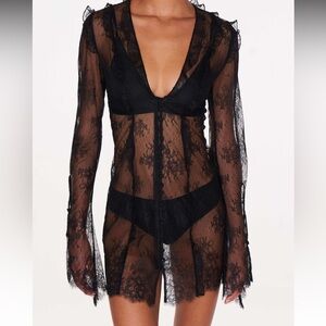 LUANA LACE MINI DRESS